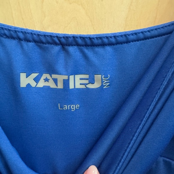 Katie J NYC Blue Kids Dress - Picture 4 of 5